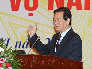 Kantor Pemerintah Vietnam mengadakan  Konferensi  evaluasi pekerjaan tahun 2011